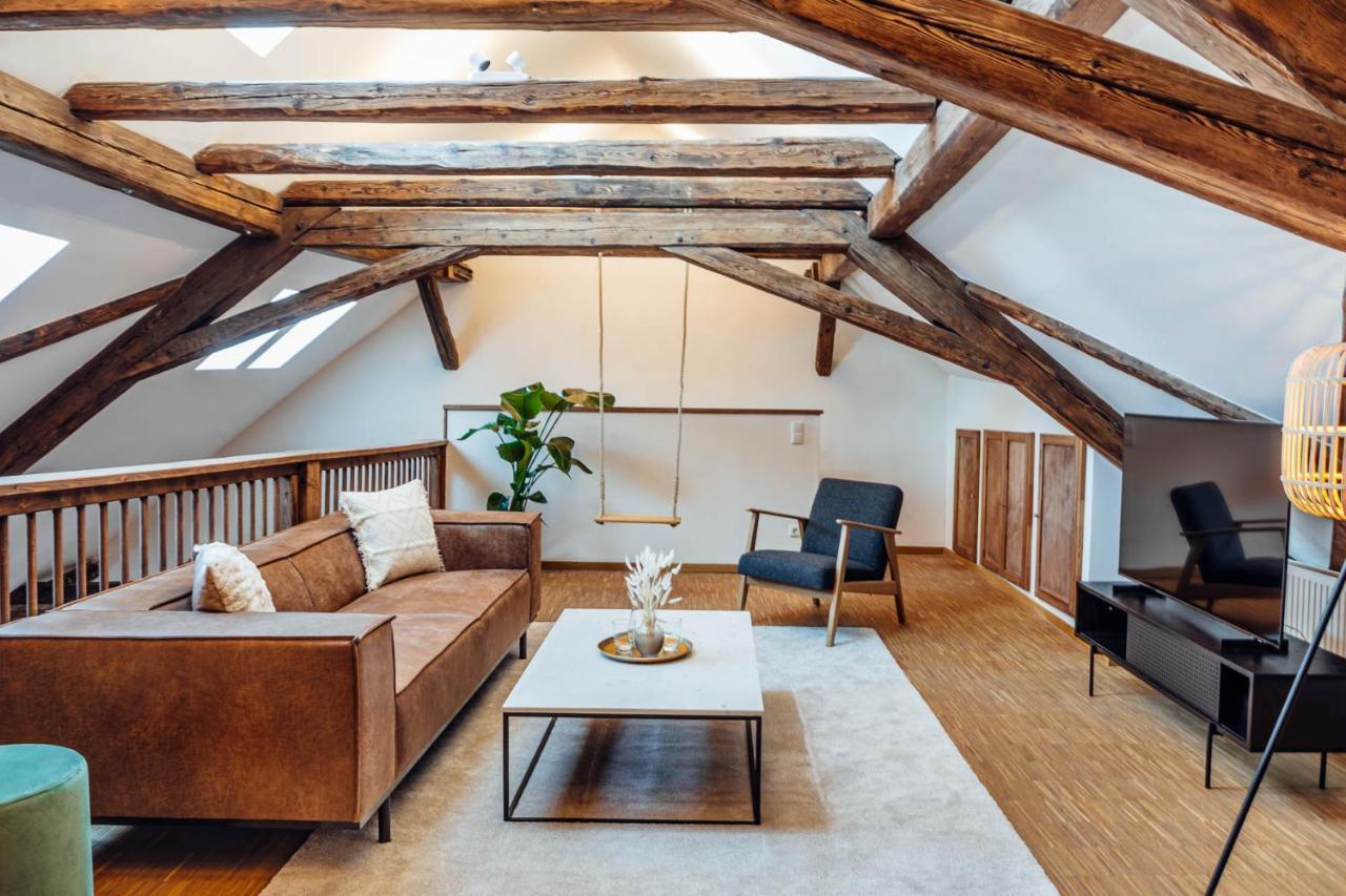 Jama - Grosses Design Apartment, Innenstadt, Wlan, Familie&Gruppen Coburg Esterno foto